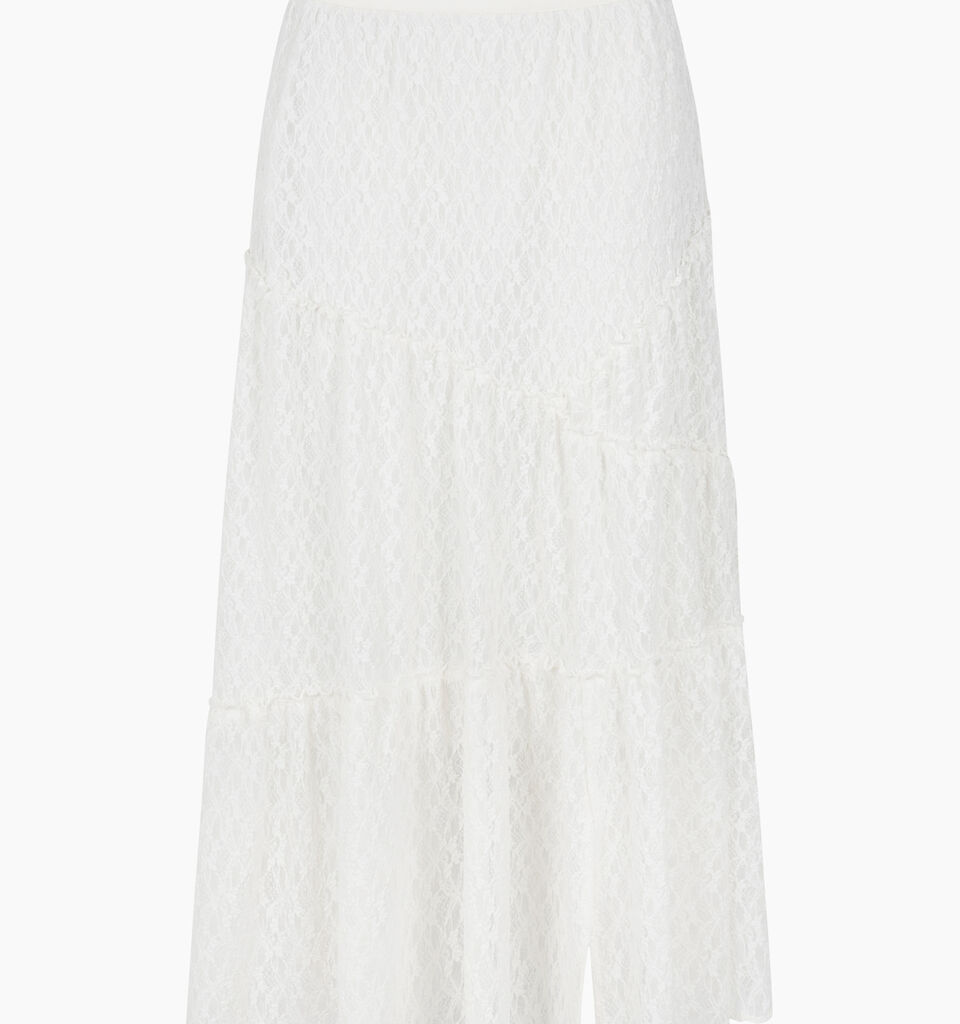SKIRT - sisley k longuette skirts - Creamy White | Sisley K image number 1